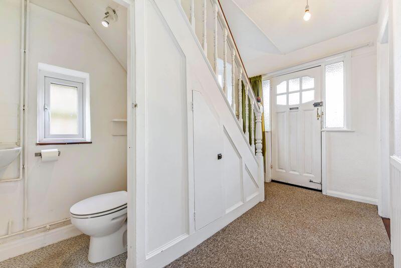 hallway and cloakroom