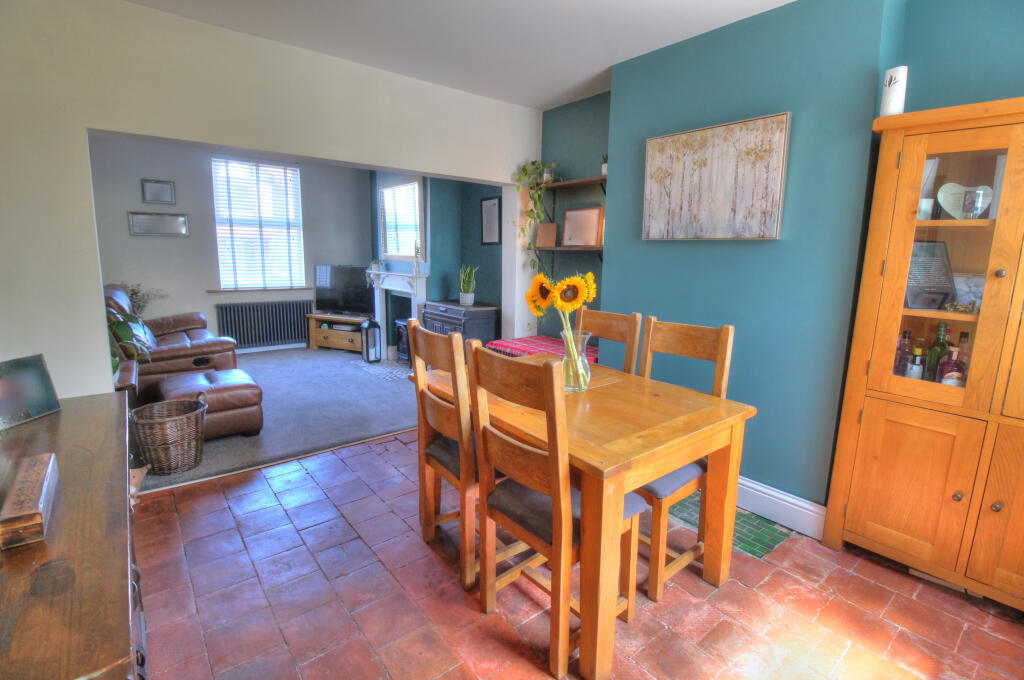 Open plan reception space