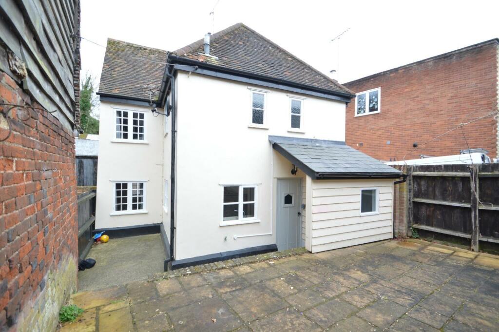 Rear of property