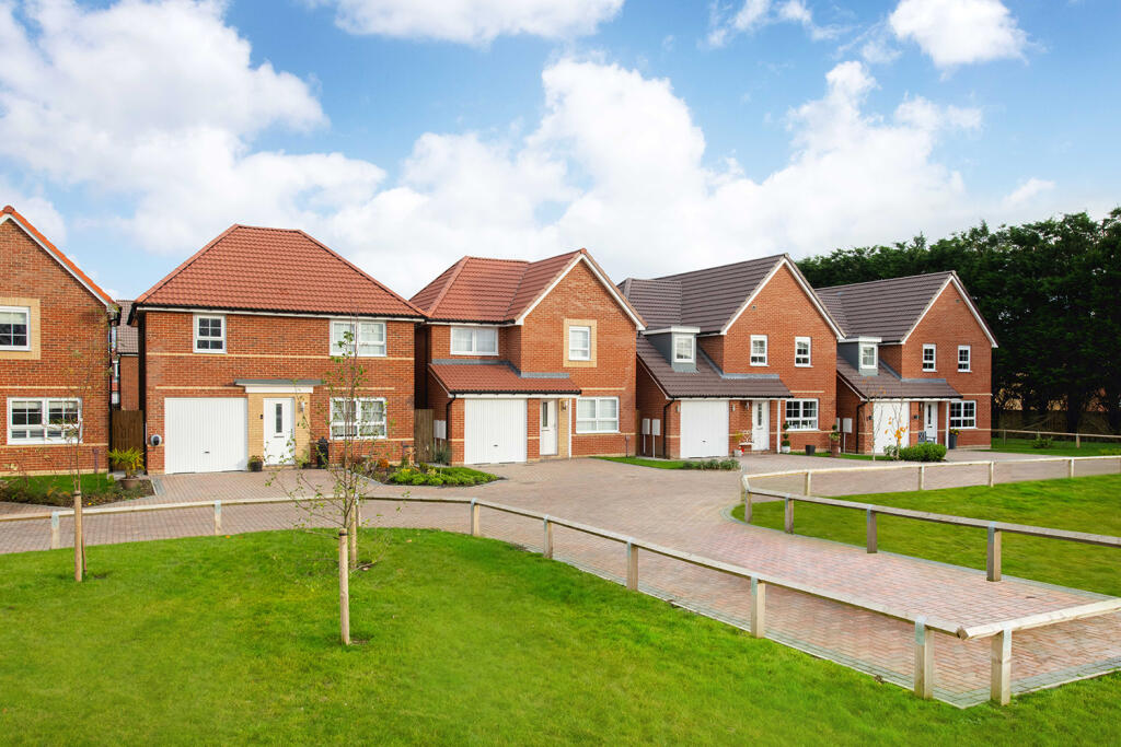Street scene at Queens Court, Beverley