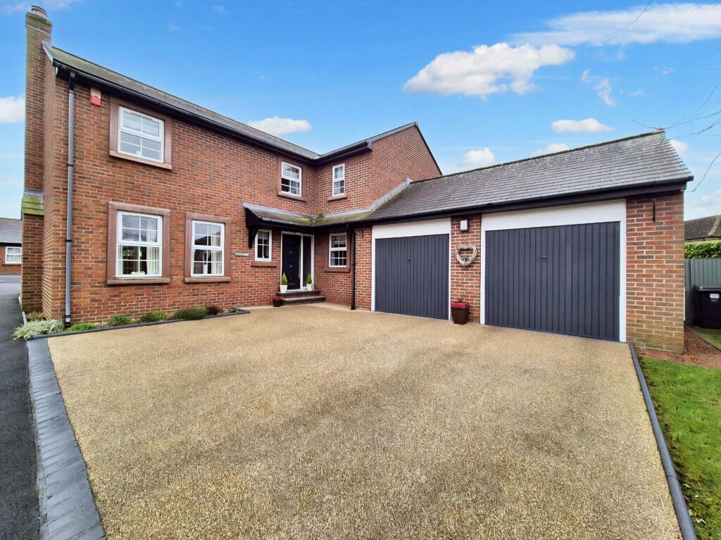 Parking and double garage