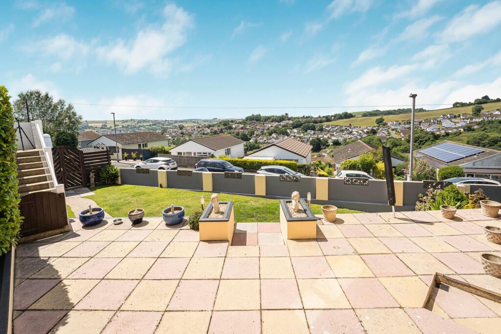 View from patio garden