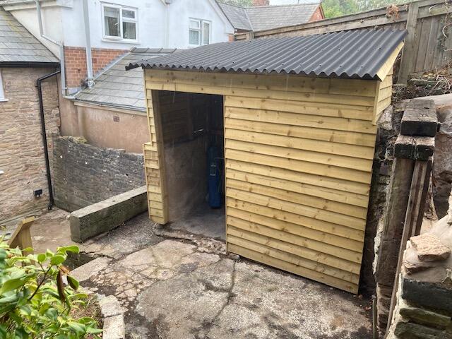 Lap Board Store Shed