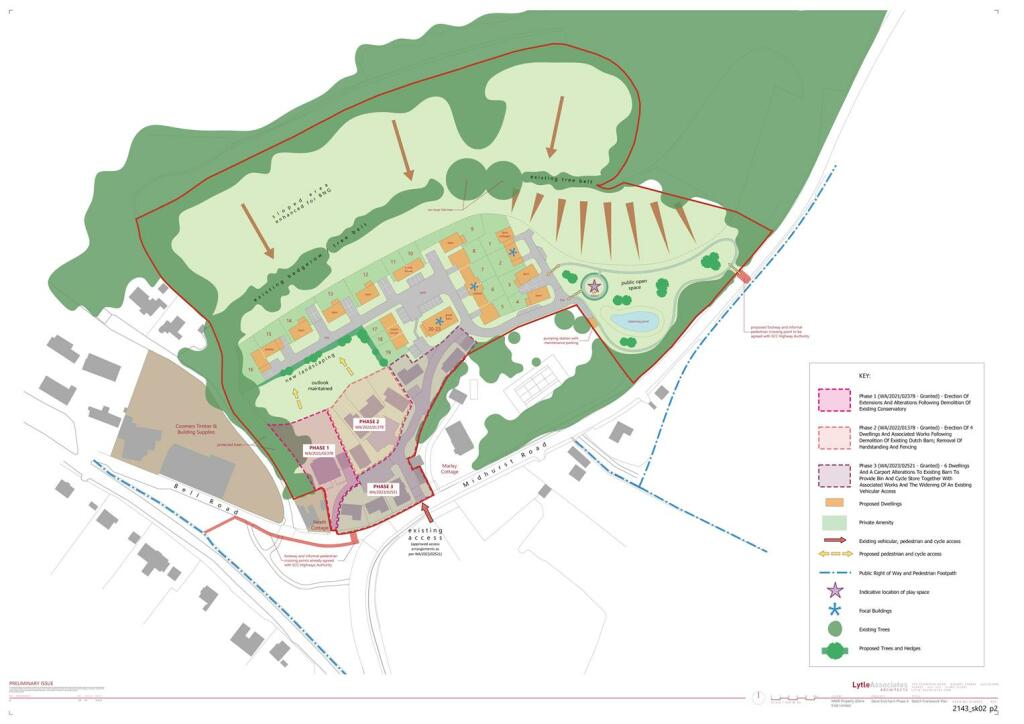 Land at Dene End Farm - Site Plan Showing Indicati