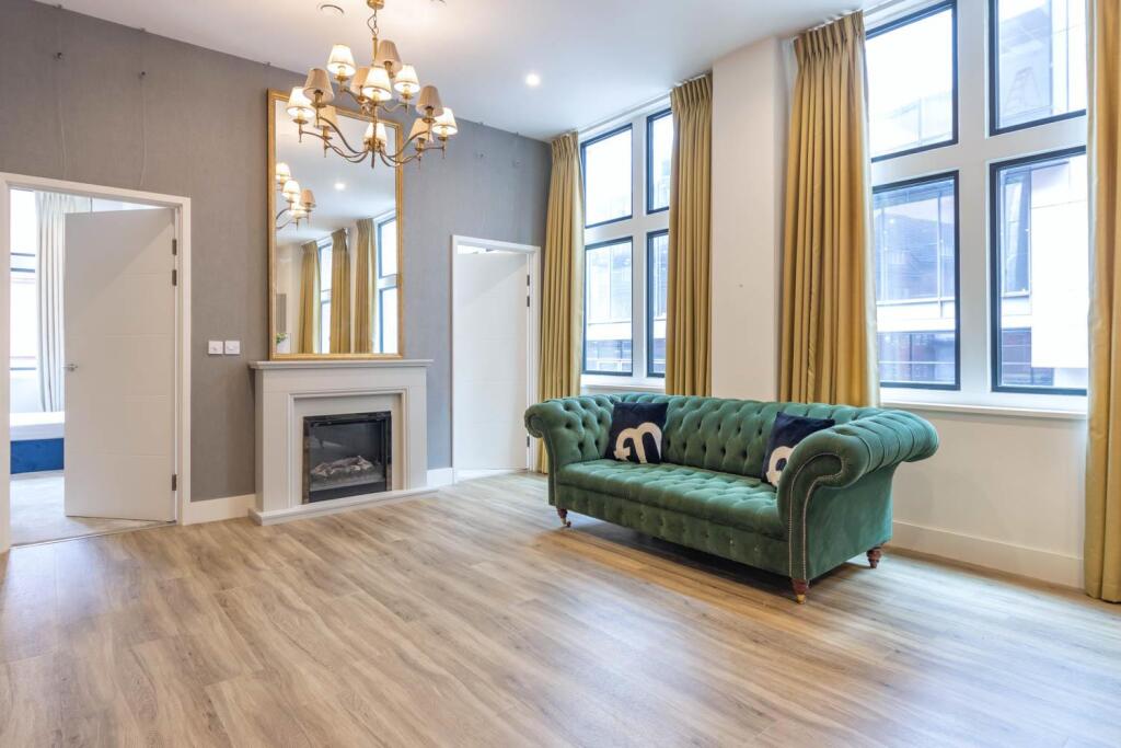 Open plan living area