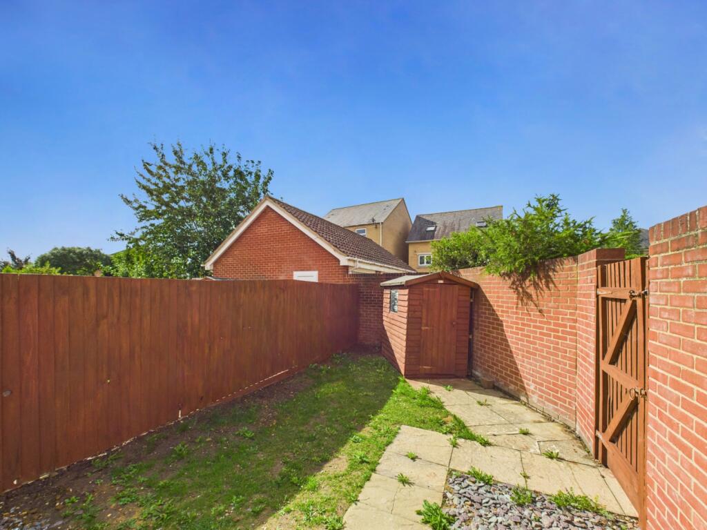 Rear garden