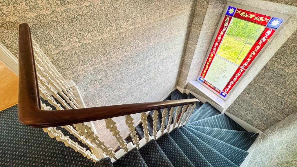 Split staircase.