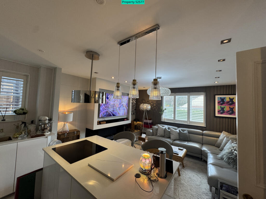 Living room and Kitchen area