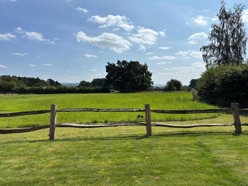 View over neighboring farmland