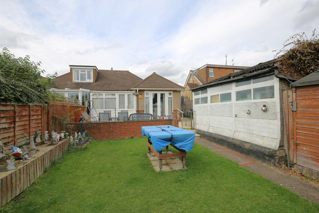 Rear of property