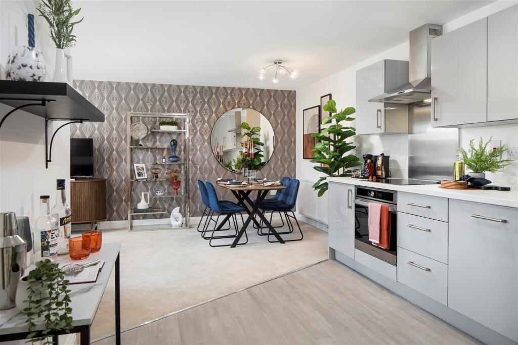 Lounge Kitchen Diner Show Home