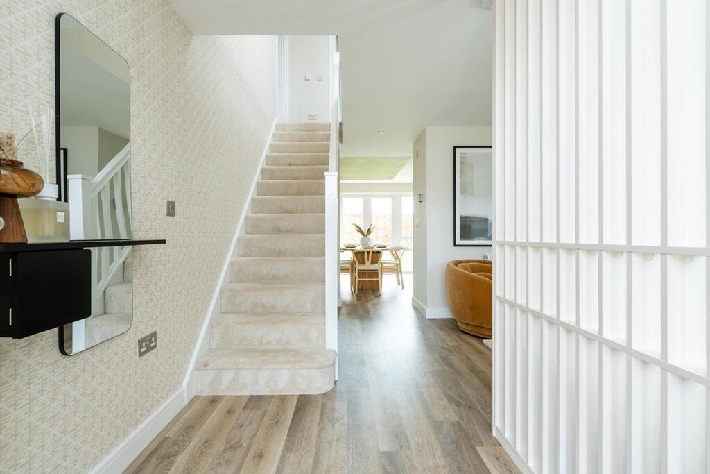 Welcome to the Byrneham, step into the bright entrance