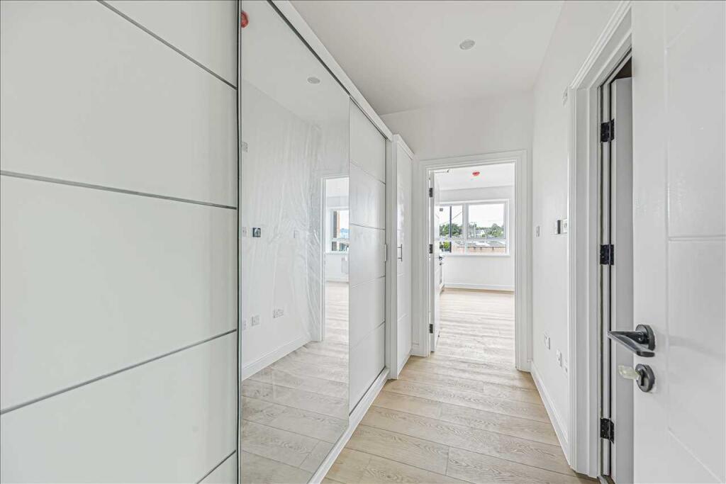 Hall with wardrobes