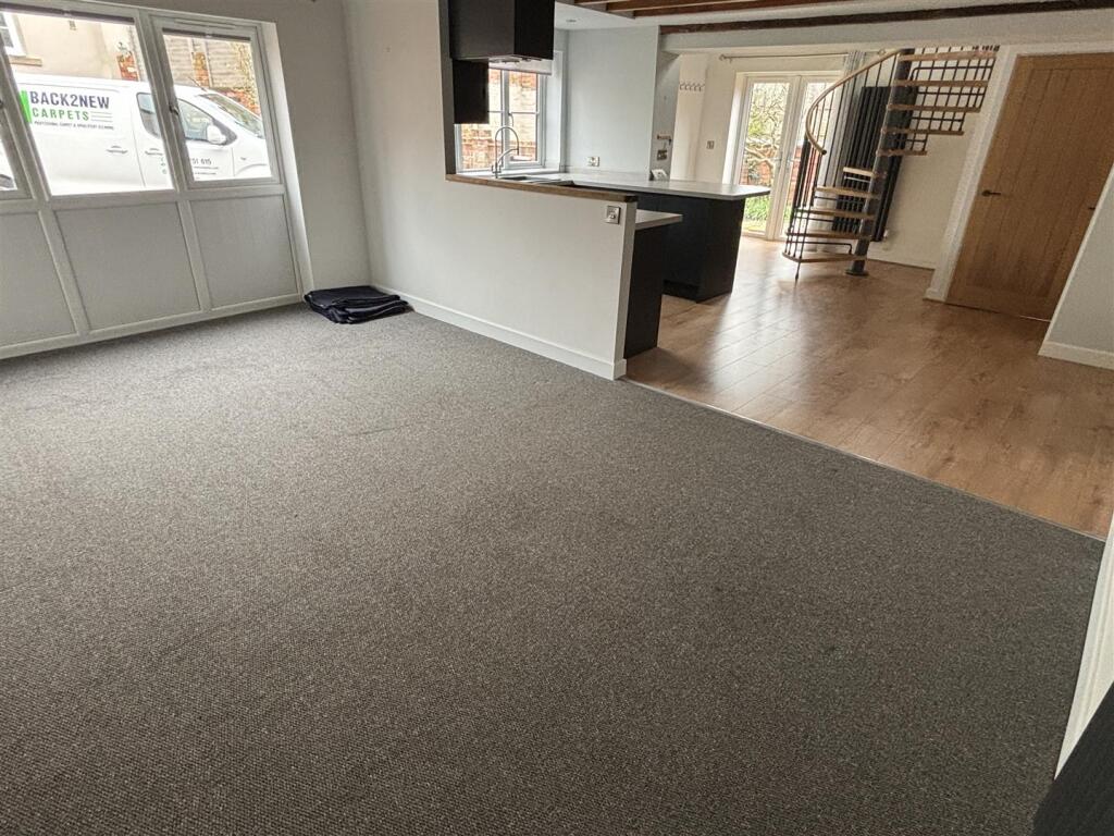 Open plan living area