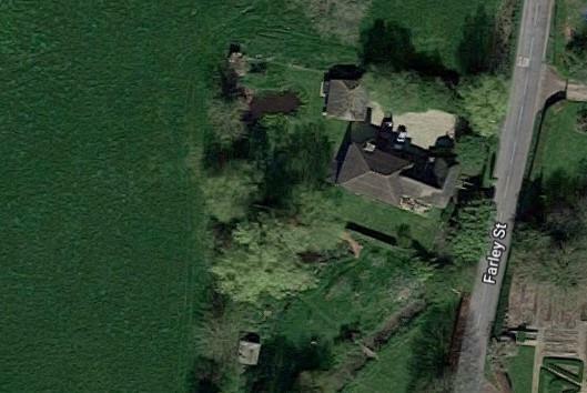 Cob Cottage Aerial View
