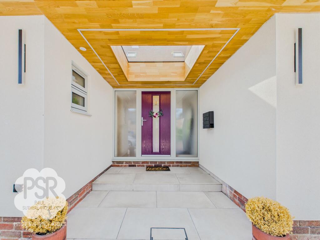 Sublimely Engineered Porchway Entrance