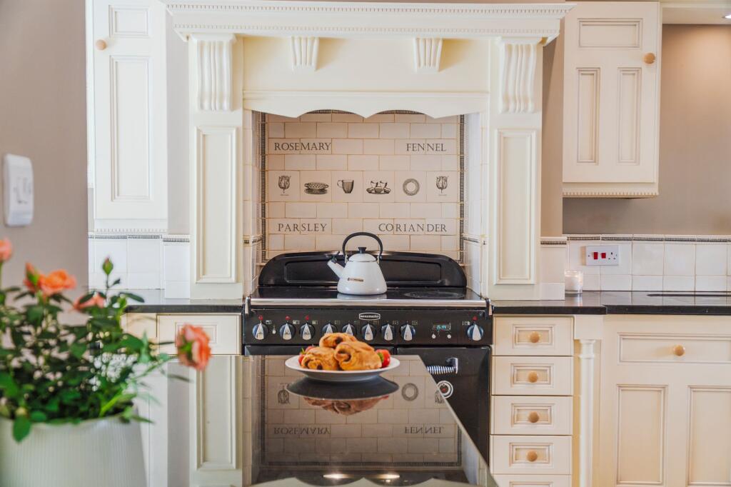 Granite worktops and AGA