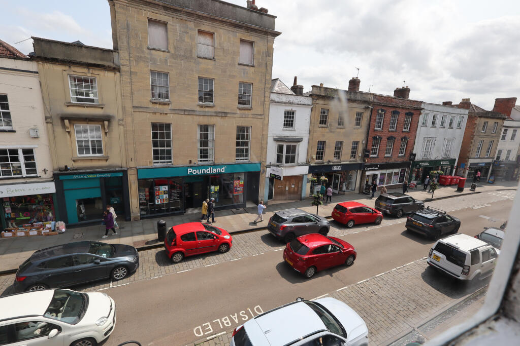 View from the kitchen and sitting room