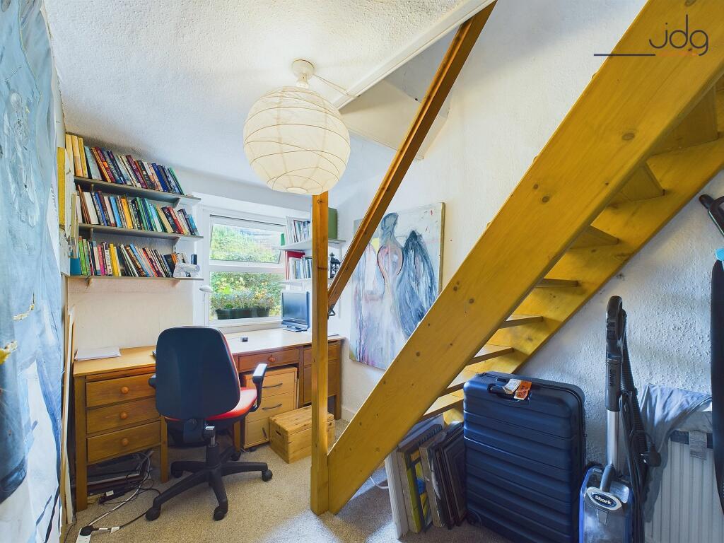Stairs to top floor