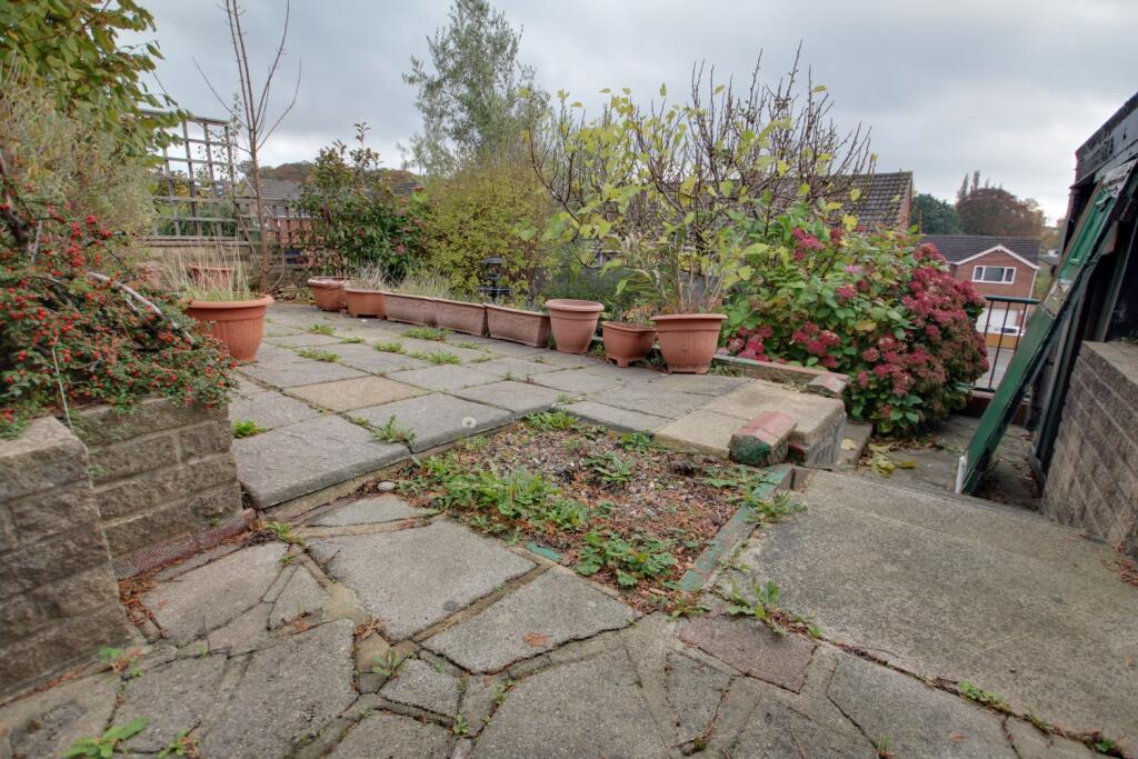 Part of the back garden