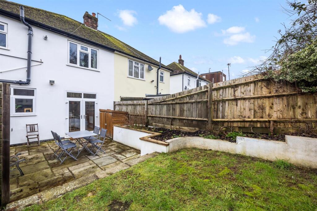 South facing rear garden