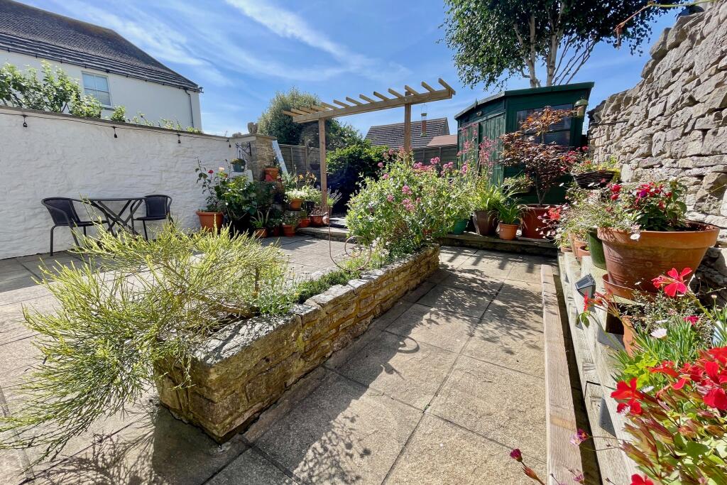 South facing rear garden