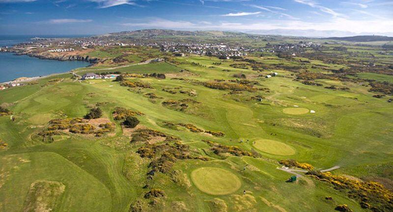 Aerial picture of local golf course