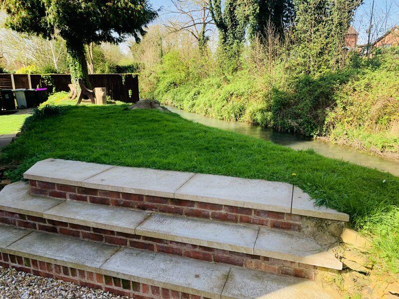 side garden towards river