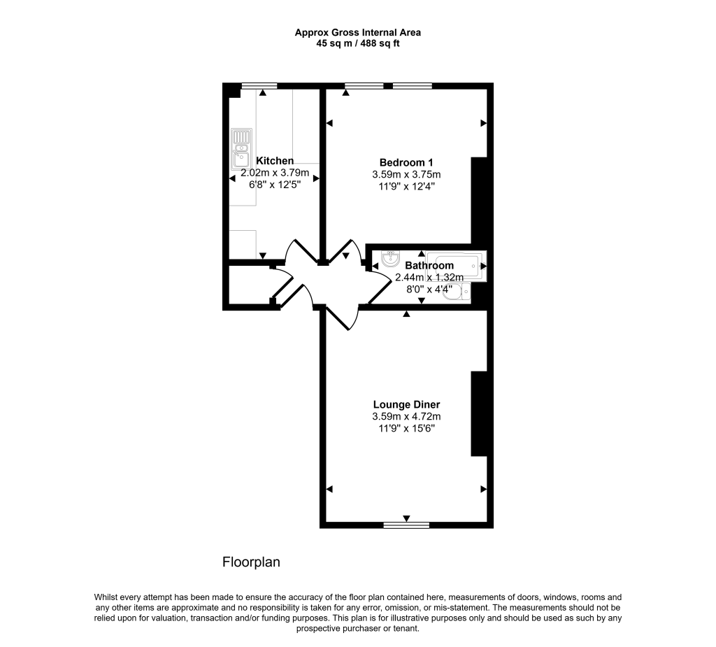 Flat 19C St Lawrence Terrace, North Kensington, London, W10 5SU
