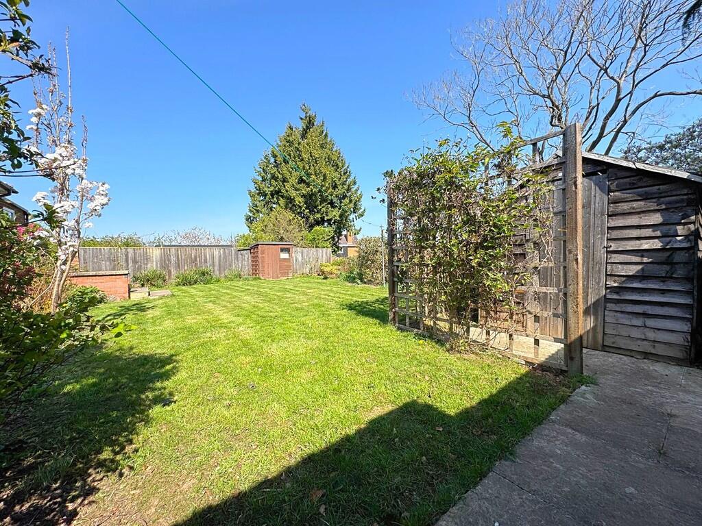 Lower rear garden