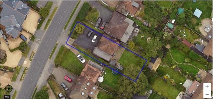 60 Wycombe Road Aerial shot.