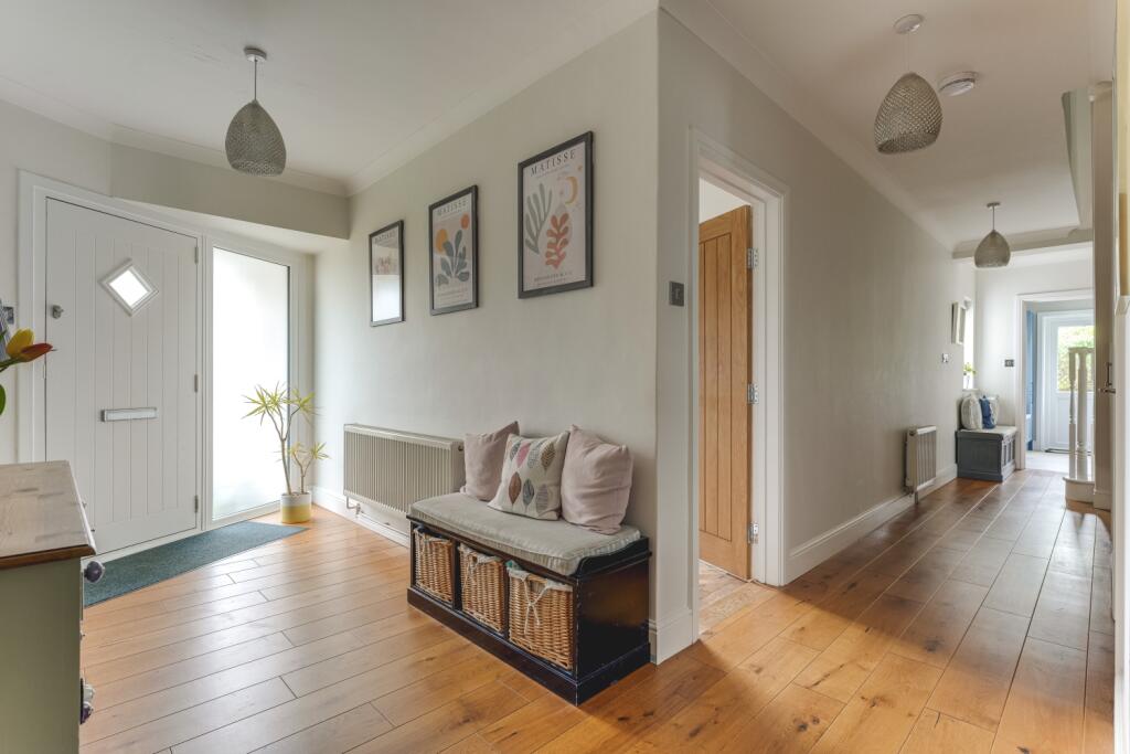 Entrance hall and hallway