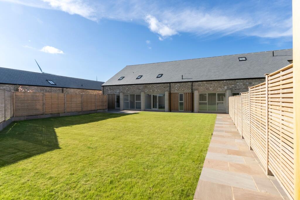 Large secure rear garden at The Arches