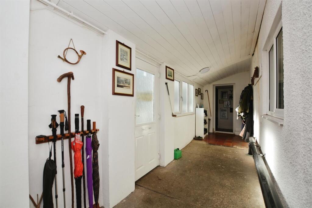 Rear porch