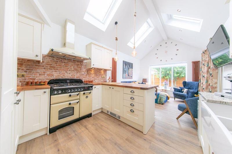 Kitchen, living and dining space