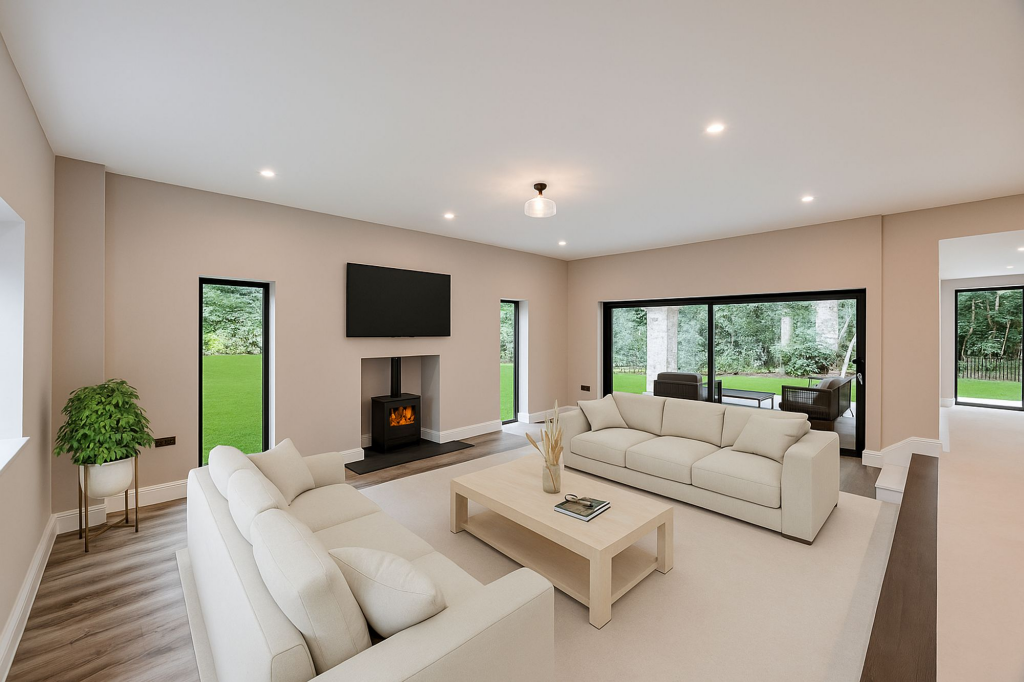 Living Area (Virtually Staged)