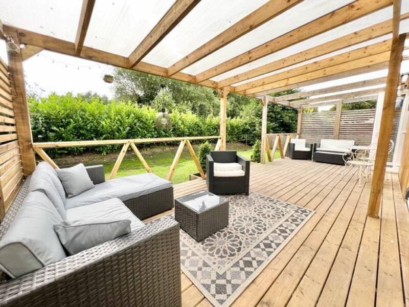 Rear decking area view 2