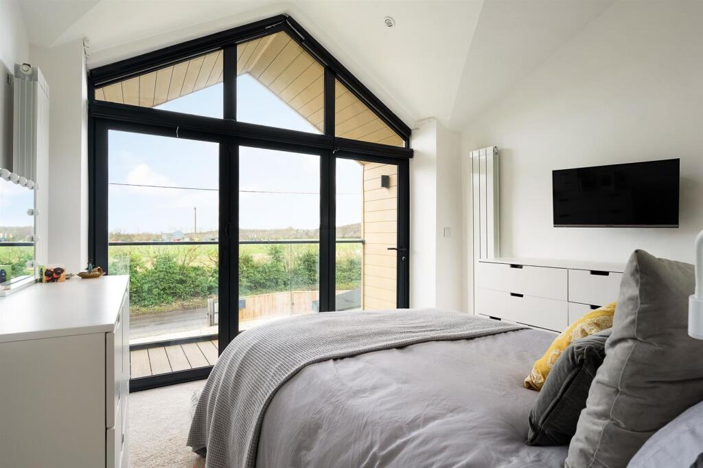 Principal bedroom with view