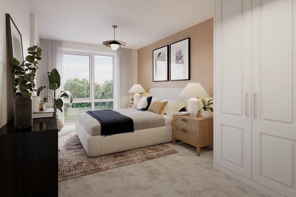 Relax and unwind in the spacious main bedroom