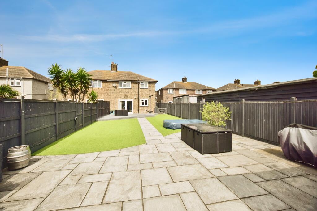 Back View Of The Property From The Private Rear Garden