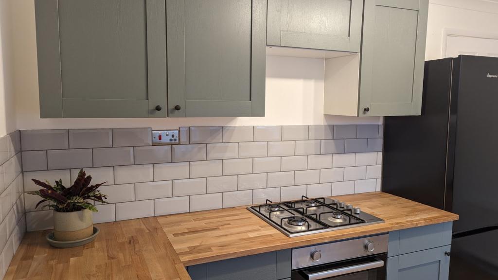 Newly fitted kitchen