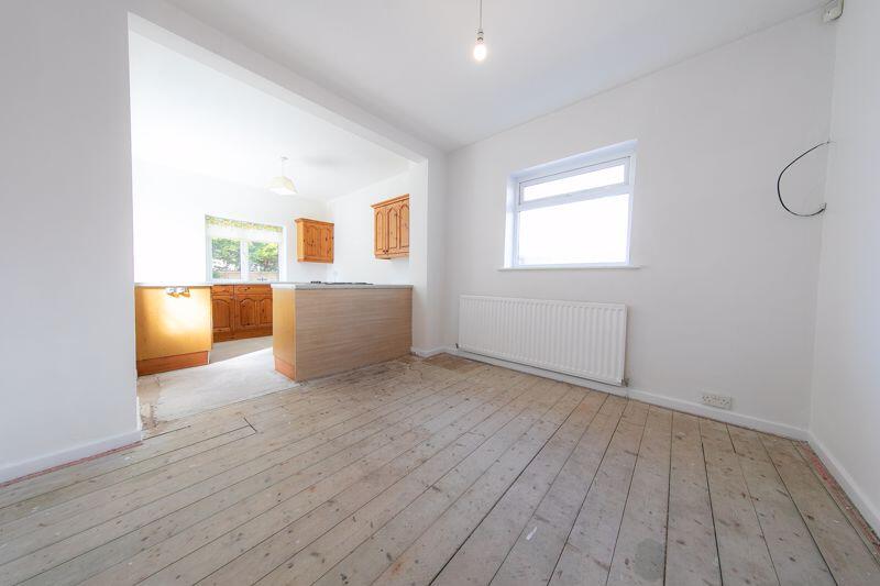 Dining room and kitchen