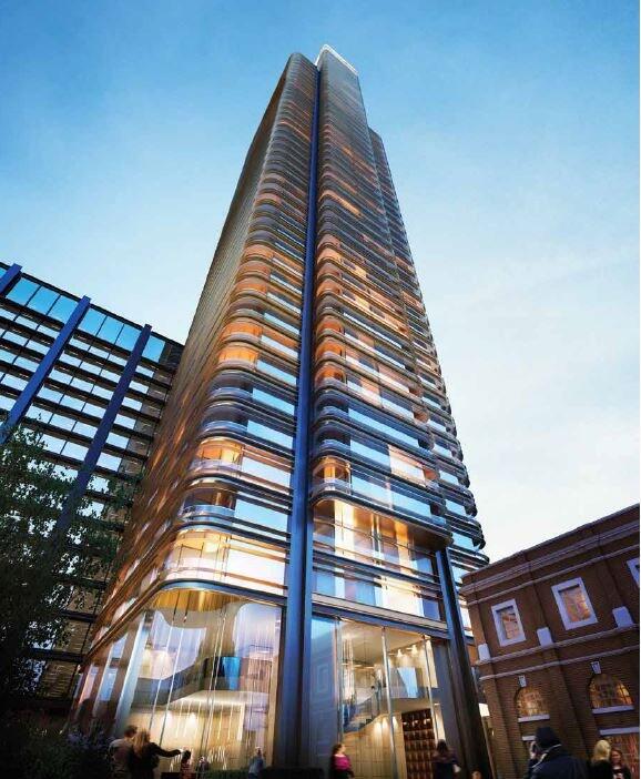property in Principal Tower, 
2 Principal Place, EC2A