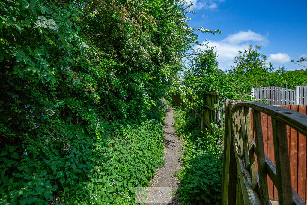 Passageway behind...