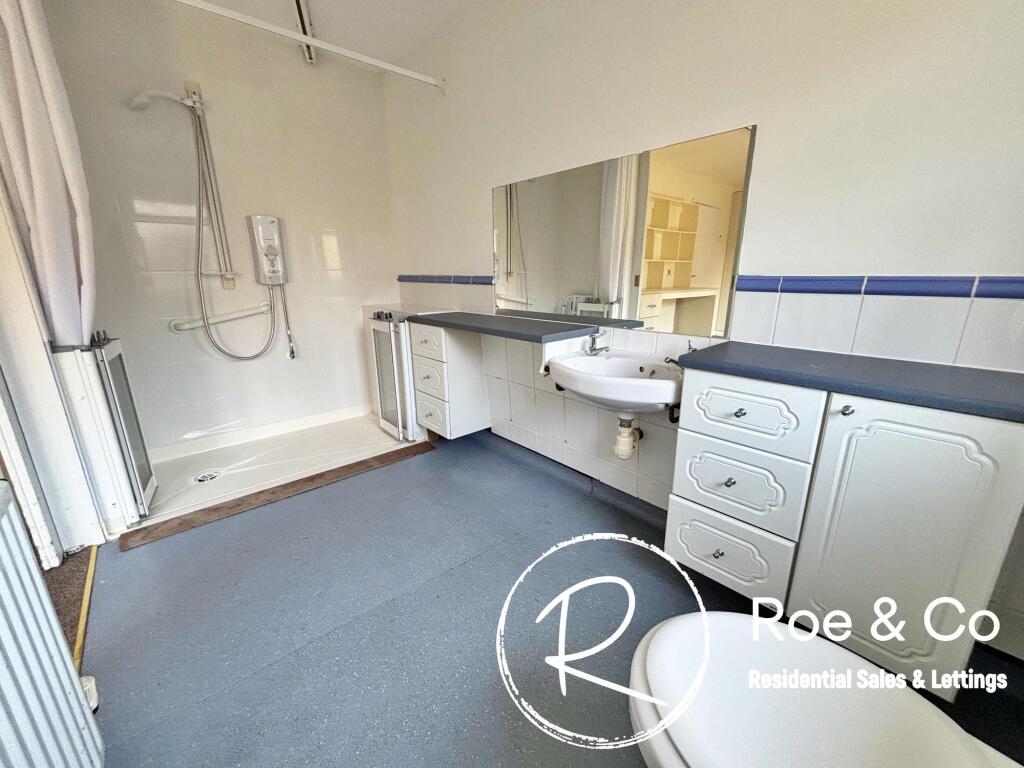 Downstairs shower room