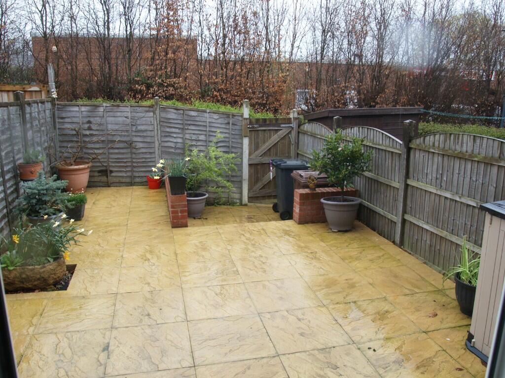 Rear garden