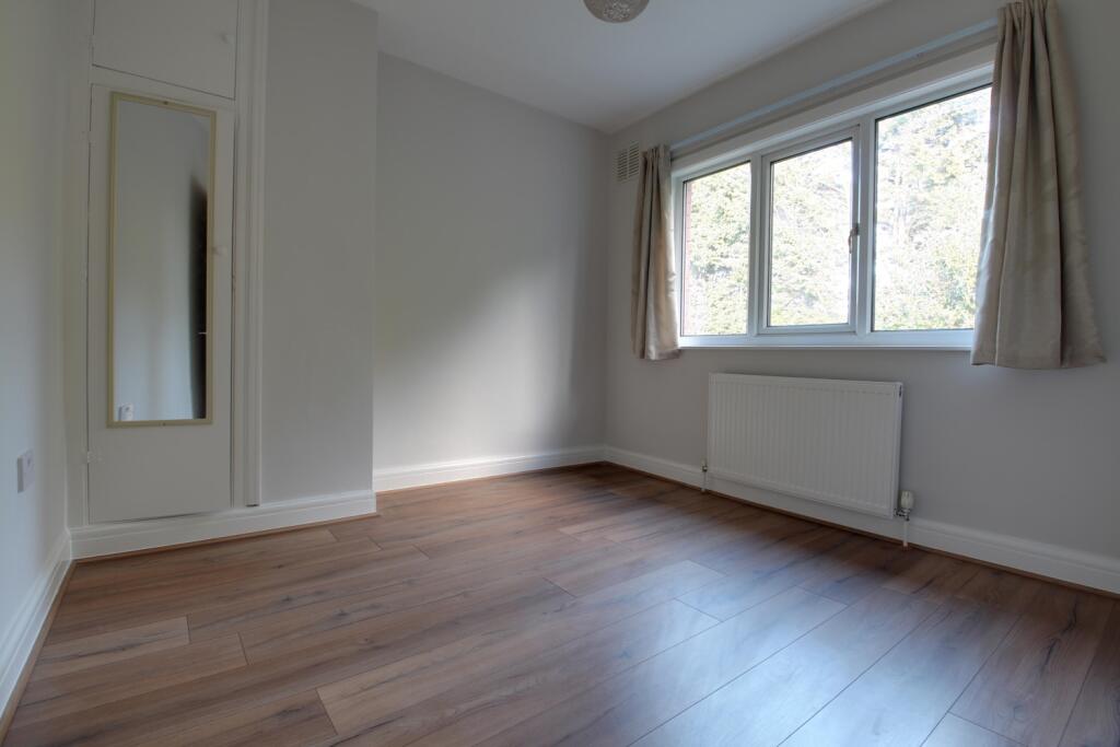 Nice private view over the back garden