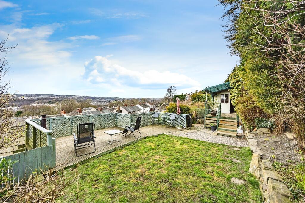 Upper tier of garden