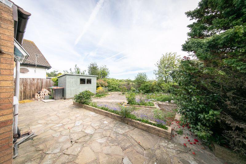 Private garden with open aspect beyond