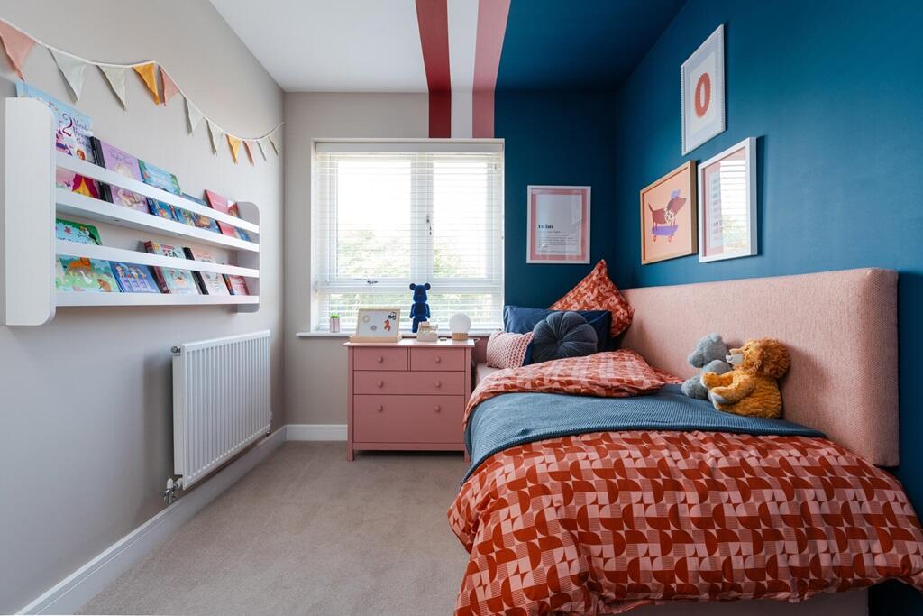 Bedroom 5 is a good size for younger children